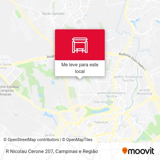 R Nicolau Cerone 207 mapa