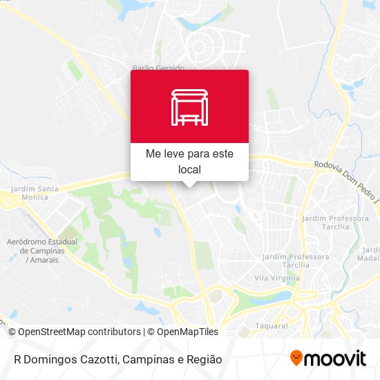 R Domingos Cazotti mapa