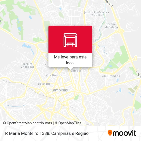 R Maria Monteiro 1388 mapa