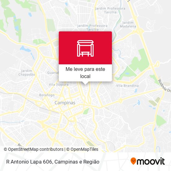 R Antonio Lapa 606 mapa