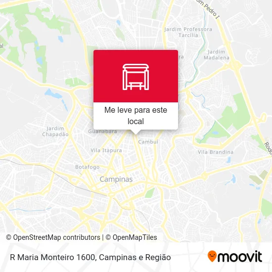 R Maria Monteiro 1600 mapa