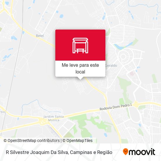 R Silvestre Joaquim Da Silva mapa