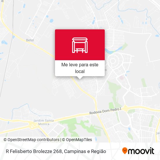 R Felisberto Brolezze 268 mapa