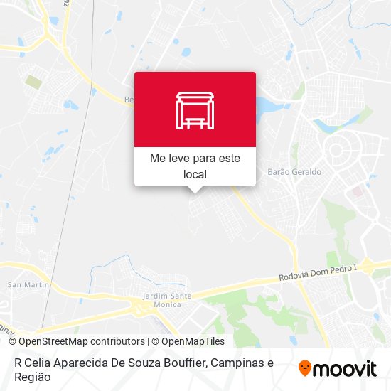 R Celia Aparecida De Souza Bouffier mapa