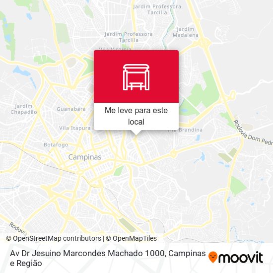 Av Dr Jesuino Marcondes Machado 1000 mapa