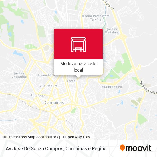 Av Jose De Souza Campos mapa