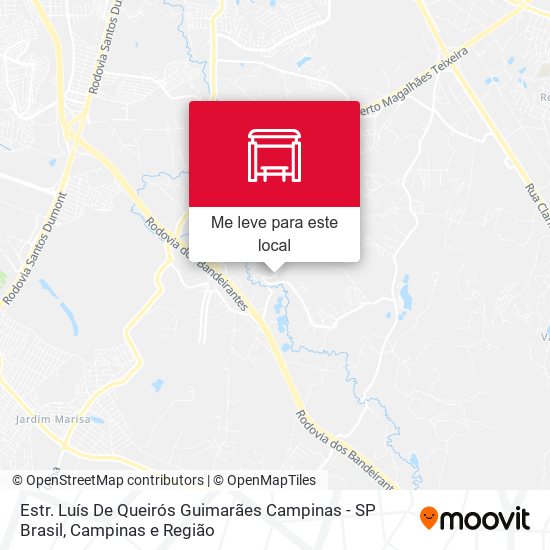 Estr. Luís De Queirós Guimarães Campinas - SP Brasil mapa