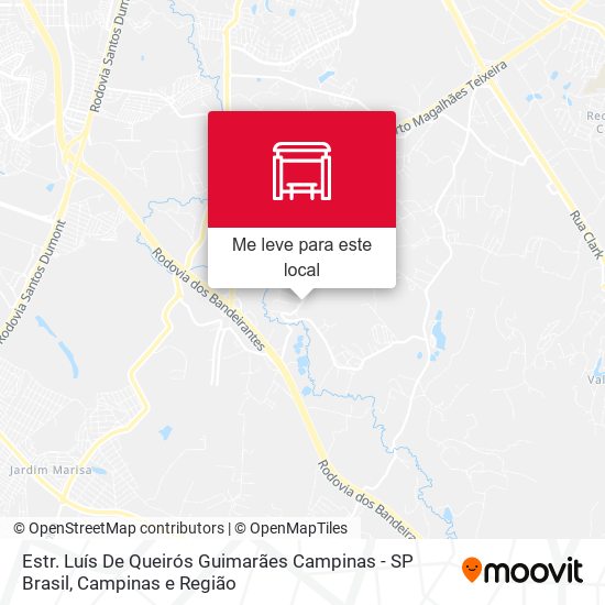 Estr. Luís De Queirós Guimarães Campinas - SP Brasil mapa