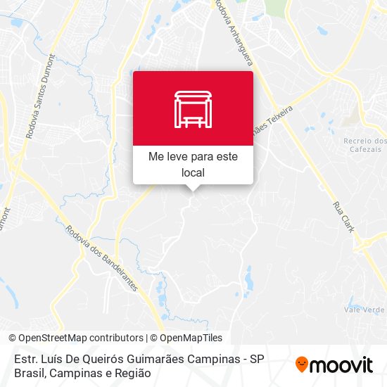 Estr. Luís De Queirós Guimarães Campinas - SP Brasil mapa