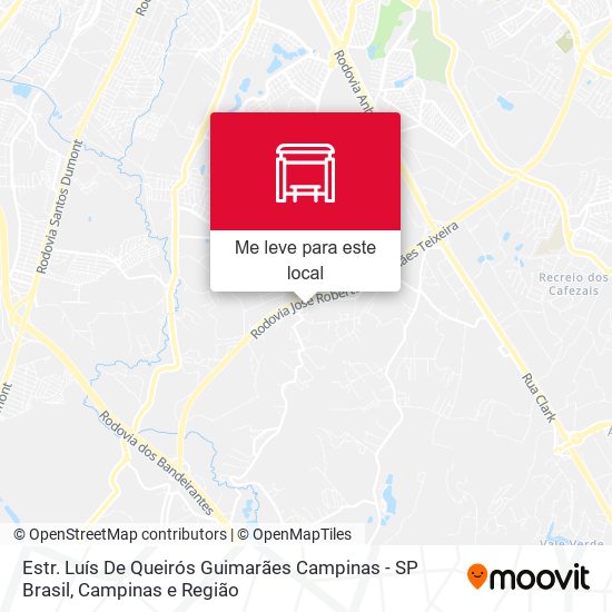Estr. Luís De Queirós Guimarães Campinas - SP Brasil mapa