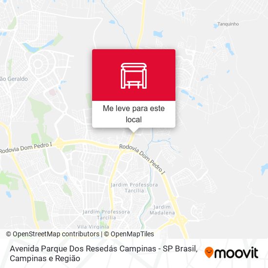 Avenida Parque Dos Resedás Campinas - SP Brasil mapa