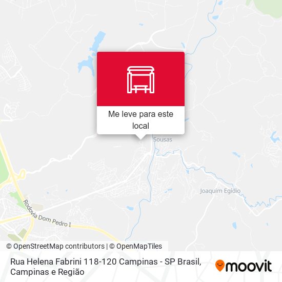 Rua Helena Fabrini 118-120 Campinas - SP Brasil mapa