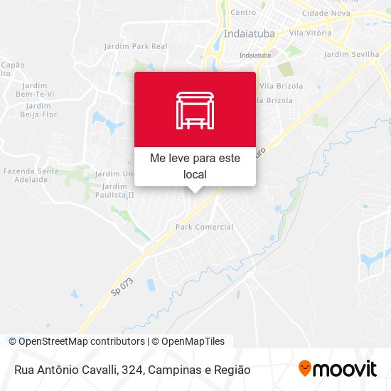 Rua Antônio Cavalli, 324 mapa