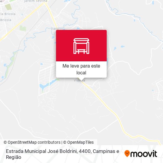 Estrada Municipal José Boldrini, 4400 mapa