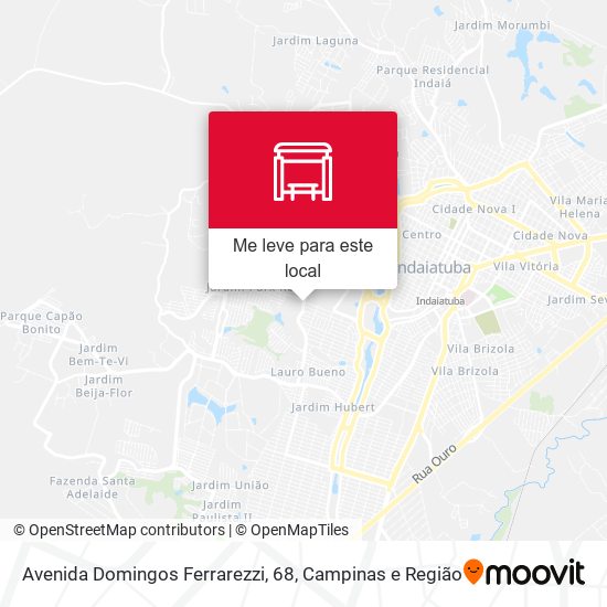 Avenida Domingos Ferrarezzi, 68 mapa