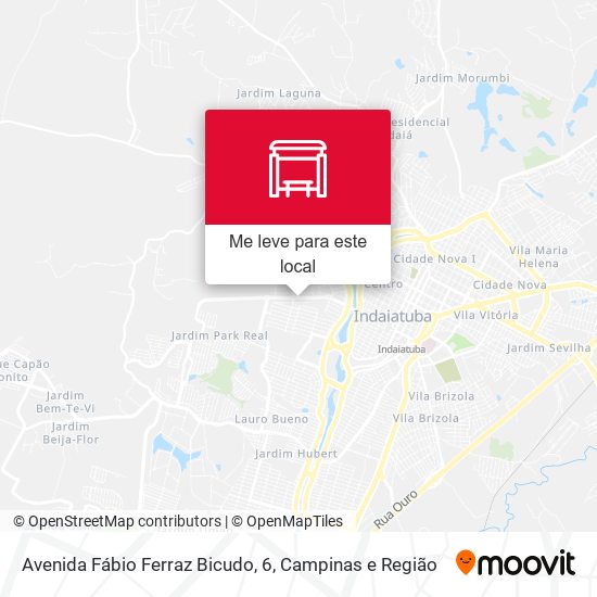 Avenida Fábio Ferraz Bicudo, 6 mapa