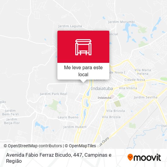 Avenida Fábio Ferraz Bicudo, 447 mapa