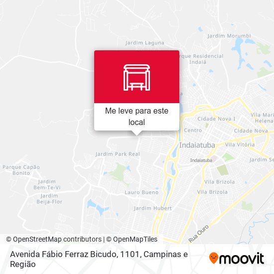 Avenida Fábio Ferraz Bicudo, 1101 mapa