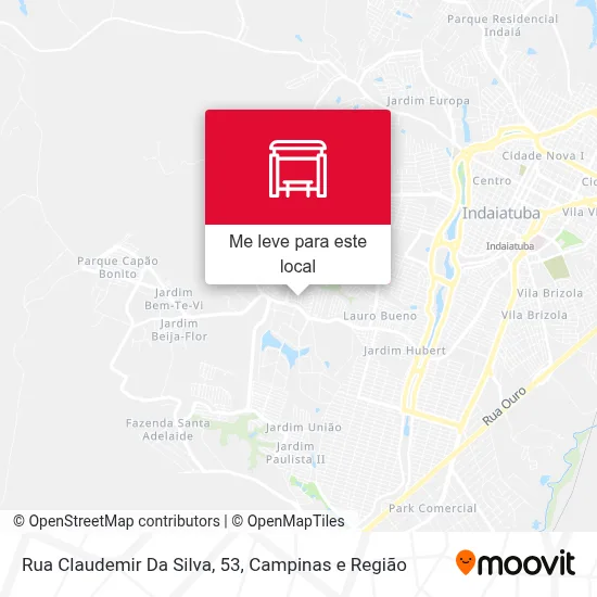 Rua Claudemir Da Silva, 53 mapa