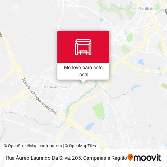 Rua Áureo Laurindo Da Silva, 205 mapa