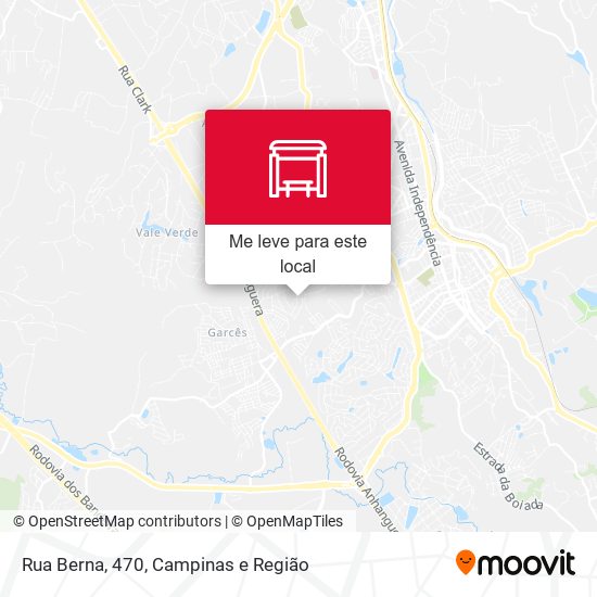 Rua Berna, 470 mapa