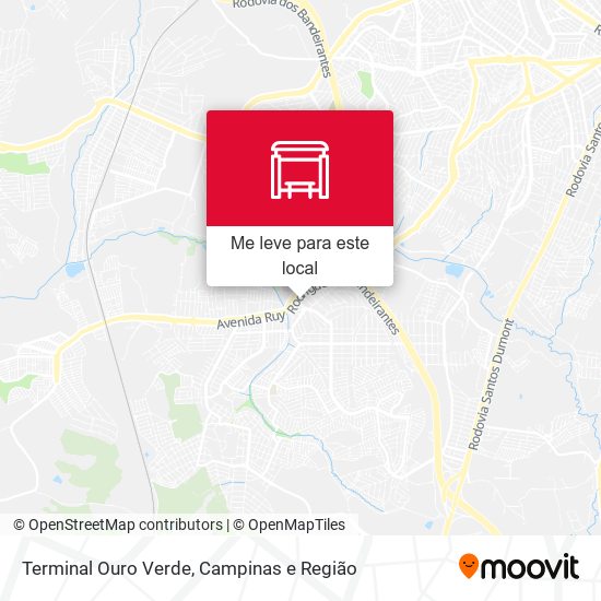 Terminal Ouro Verde mapa