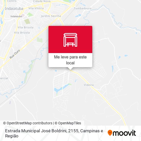 Estrada Municipal José Boldrini, 2155 mapa