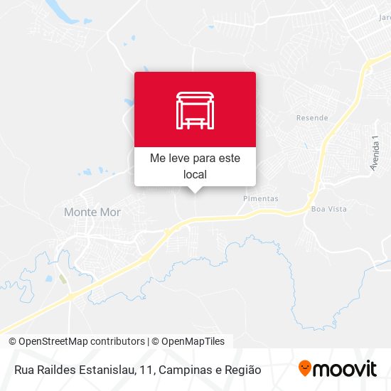 Rua Raildes Estanislau, 11 mapa