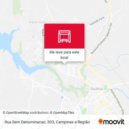 Rua Sem Denominacao, 303 mapa