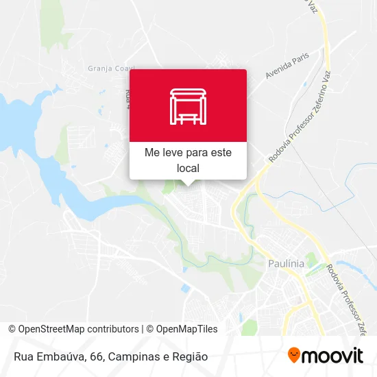 Rua Embaúva, 66 mapa