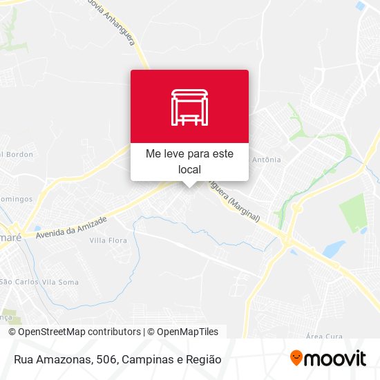 Rua Amazonas, 506 mapa