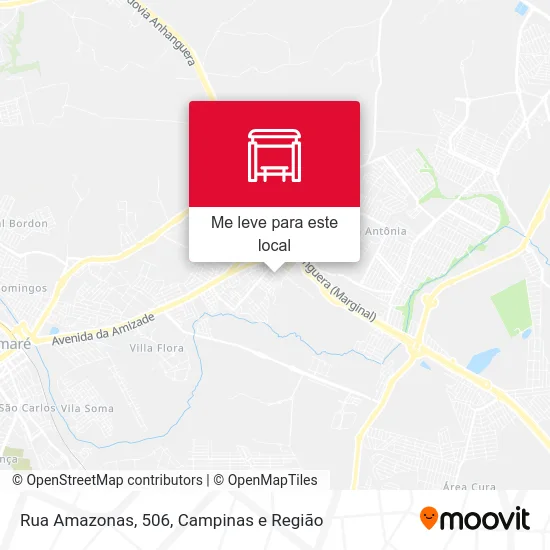 Rua Amazonas, 506 mapa