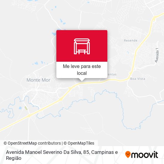 Avenida Manoel Severino Da Silva, 85 mapa