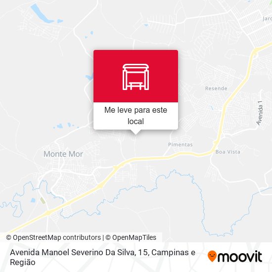 Avenida Manoel Severino Da Silva, 15 mapa