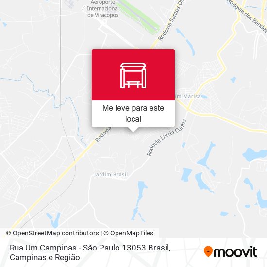Rua Um Campinas - São Paulo 13053 Brasil mapa