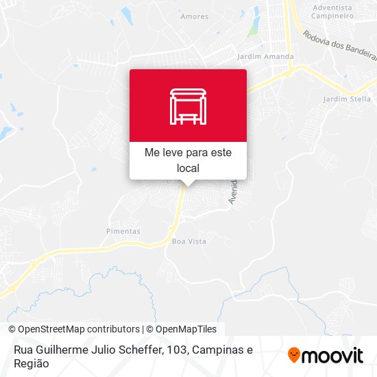 Rua Guilherme Julio Scheffer, 103 mapa