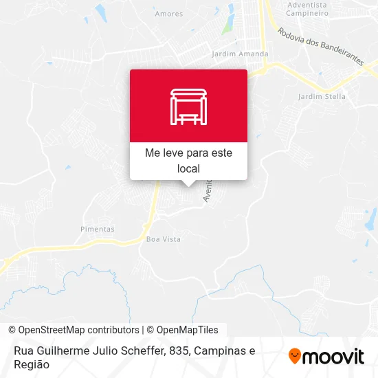 Rua Guilherme Julio Scheffer, 835 mapa