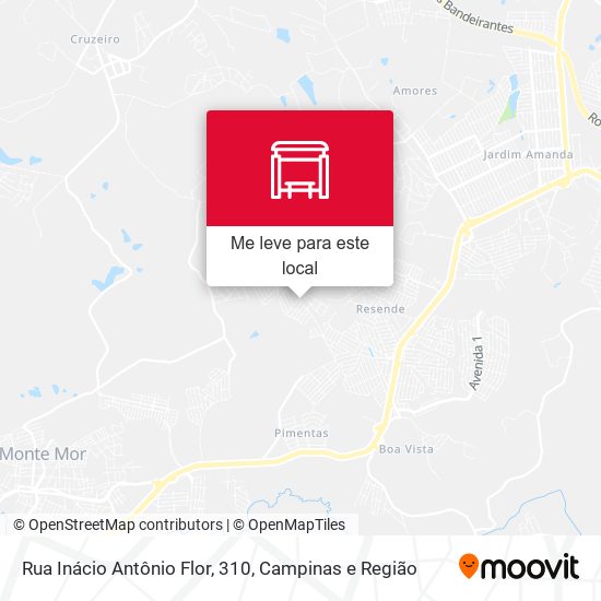 Rua Inácio Antônio Flor, 310 mapa