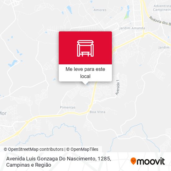 Avenida Luís Gonzaga Do Nascimento, 1285 mapa