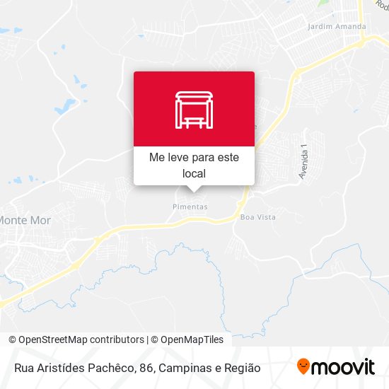 Rua Aristídes Pachêco, 86 mapa