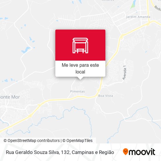 Rua Geraldo Souza Silva, 132 mapa