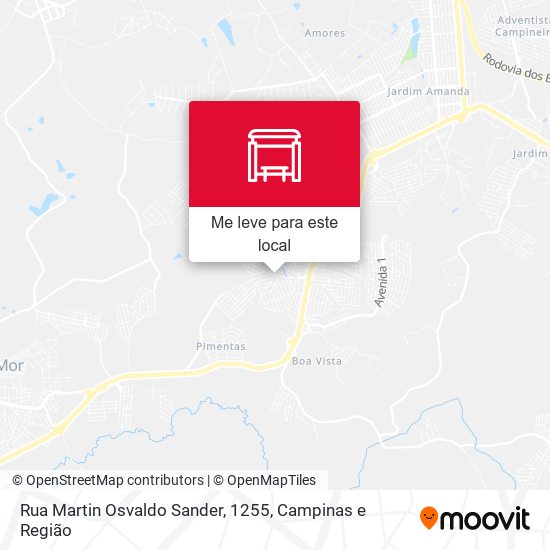 Rua Martin Osvaldo Sander, 1255 mapa
