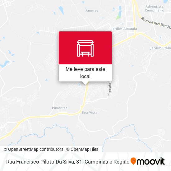 Rua Francisco Piloto Da Silva, 31 mapa