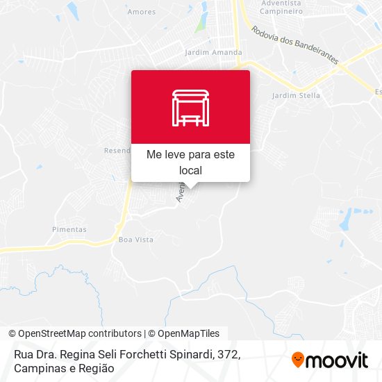 Rua Dra. Regina Seli Forchetti Spinardi, 372 mapa