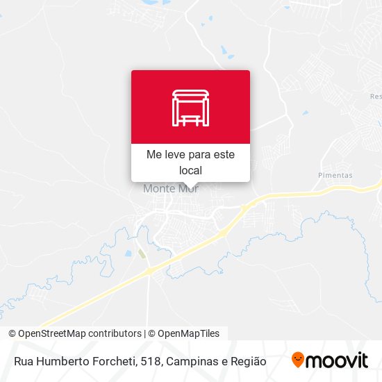 Rua Humberto Forcheti, 518 mapa
