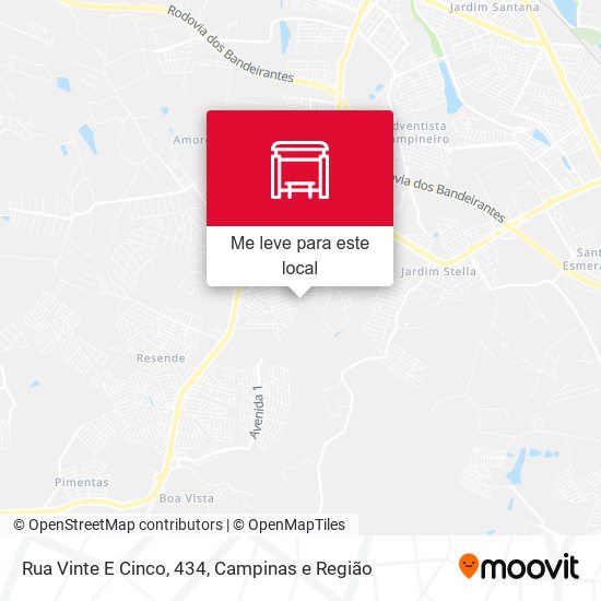 Rua Vinte E Cinco, 434 mapa