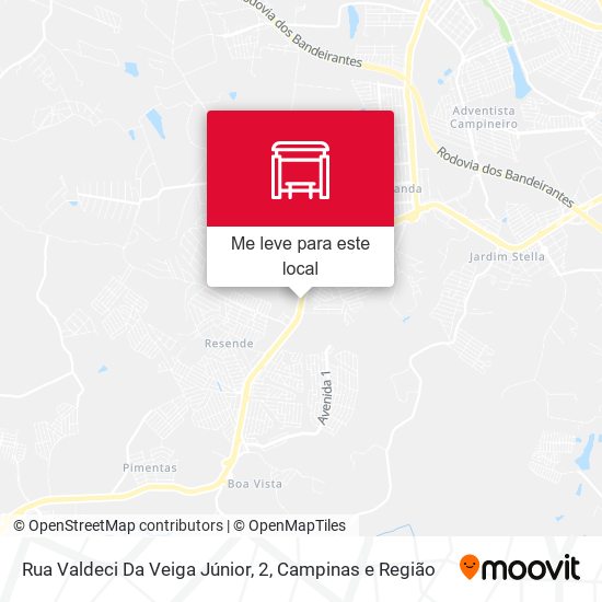 Rua Valdeci Da Veiga Júnior, 2 mapa