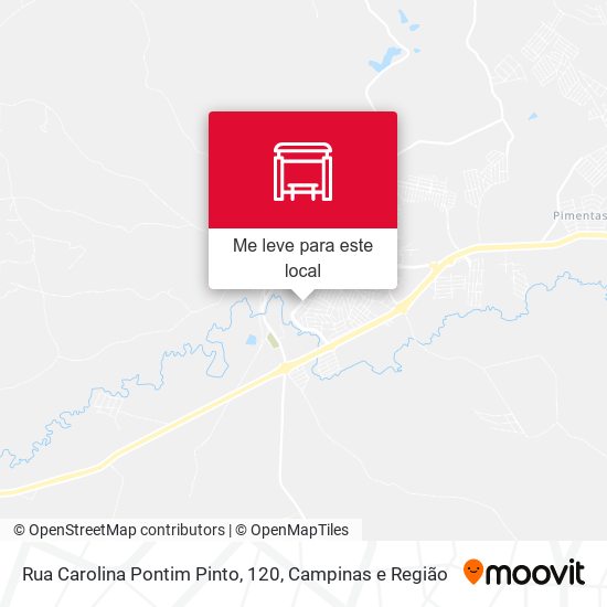 Rua Carolina Pontim Pinto, 120 mapa
