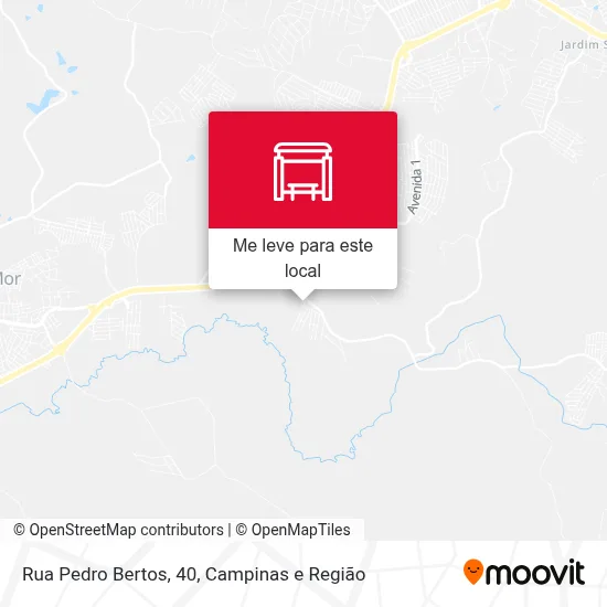 Rua Pedro Bertos, 40 mapa