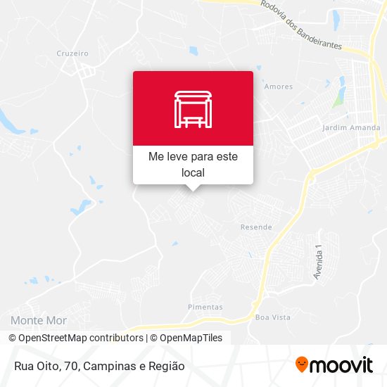 Rua Oito, 70 mapa